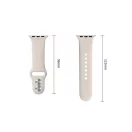 Tech-Protect Silicone Apple Watch 8 / 9 / 10 / 11 / 12 / SE (40/41/42mm) szíj, szilikon, törtfehér
