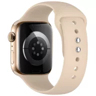   Tech-Protect Silicone Apple Watch 8 / 9 / 10 / 11 / 12 / SE (40/41/42mm) szíj, szilikon, bézs
