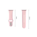 Tech-Protect Silicone Apple Watch 8 / 9 / 10 / 11 / 12 / SE (40/41/42mm) szíj, szilikon, rózsaszín