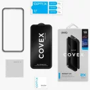 Uniq Optix Covex DX2 Apple iPhone 18 Pro Max tempered glass kijelzővédő üvegfólia felhelyező kerettel, privacy, betekintésgátló