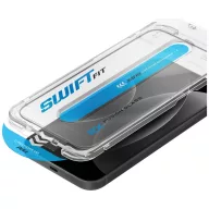   Uniq Optix Optix SwiftFit Vivid DX2 Apple iPhone 18 Pro tempered glass kijelzővédő üvegfólia felhelyező kerettel