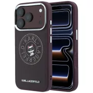   Karl Lagerfeld Point & Choupette Sketch Apple iPhone 18 Pro / 17 Pro tok, MagSafe, lila-ezüst