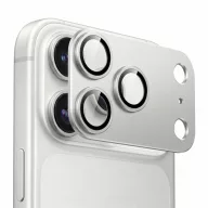  Tech-Protect Glass Camfull Fit+ Apple iPhone 18 Pro lencsevédő üvegfólia, kamerasziget-védő, fehér