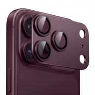   Tech-Protect Glass Camfull Fit+ Apple iPhone 18 Pro Max lencsevédő üvegfólia, kamerasziget-védő, burgundi