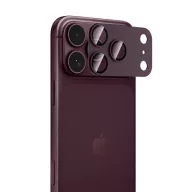   Tech-Protect Glass Camfull Fit+ Apple iPhone 18 Pro lencsevédő üvegfólia, kamerasziget-védő, burgundi