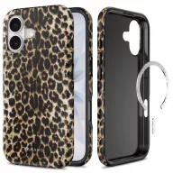   Tech-Protect Lamano Apple iPhone 17 hátlap tok, MagSafe, Exotic Touch, leopárd minta