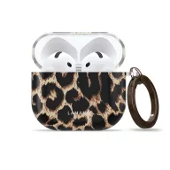   Tech-Protect Lamano Airpods 5 / Airpods 4 tok karabinerrel, Exotic Touch, leopárd minta