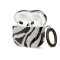 Tech-Protect Lamano Airpods 5 / Airpods 4 tok karabinerrel, Nature Muse, zebra minta