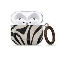   Tech-Protect Lamano Airpods 5 / Airpods 4 tok karabinerrel, Nature Muse, zebra minta