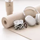 Tech-Protect Lamano Airpods 5 / Airpods 4 tok karabinerrel, Nature Muse, zebra minta