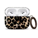 Tech-Protect Lamano Airpods Pro 3 tok karabinerrel, Exotic Touch, leopárd minta