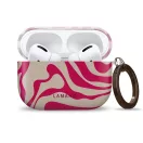 Tech-Protect Lamano Airpods Pro 3 tok karabinerrel, Flamingo Bloom, rózsaszín