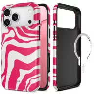  Tech-Protect Lamano Apple iPhone 18 Pro Max / 17 Pro Max hátlap tok, MagSafe, Flamingo Bloom, rózsaszín