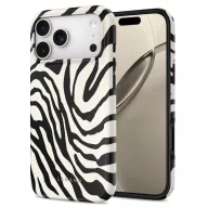   Tech-Protect Lamano Apple iPhone 18 Pro / 17 Pro hátlap tok, MagSafe, Nature Nuse, zebra minta