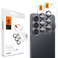   Spigen Glas.tR EZ Fit Optik Pro HD Samsung Galaxy S26 Plus Tempered kameralencse-védő fólia felhelyező kerettel, fekete (2db)
