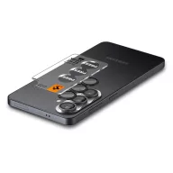   Spigen Glas.tR EZ Fit Optik Pro HD Samsung Galaxy S26 Plus Tempered kameralencse-védő fólia felhelyező kerettel, fekete (2db)