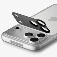   Spigen Optik Pro XL Glas.tR EZ FIT Apple iPhone 18 Pro Max lencsevédő üvegfólia, kamerasziget-védő felhelyező kerettel, fekete