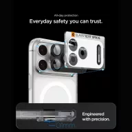   Spigen Optik Pro XL Glas.tR EZ FIT Apple iPhone 18 Pro lencsevédő üvegfólia, kamerasziget-védő felhelyező kerettel, fekete