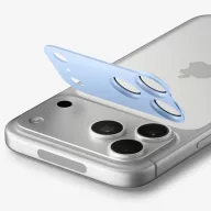   Spigen Optik Pro XL Glas.tR EZ FIT Apple iPhone 18 Pro Max lencsevédő üvegfólia, kamerasziget-védő felhelyező kerettel, kék