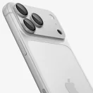 Spigen Optik Pro XL Glas.tR EZ FIT Apple iPhone 18 Pro Max lencsevédő üvegfólia, kamerasziget-védő felhelyező kerettel, fehér