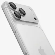   Spigen Optik Pro XL Glas.tR EZ FIT Apple iPhone 18 Pro lencsevédő üvegfólia, kamerasziget-védő felhelyező kerettel, fehér