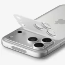 Spigen Optik Pro XL Glas.tR EZ FIT Apple iPhone 18 Pro lencsevédő üvegfólia, kamerasziget-védő felhelyező kerettel, fehér