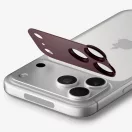 Spigen Optik Pro XL Glas.tR EZ FIT Apple iPhone 18 Pro lencsevédő üvegfólia, kamerasziget-védő felhelyező kerettel, burgundi