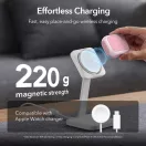 ESR Orbit Hybrid Halolock AirPods 4 / Airpods 5 tok, MagSafe, mágneses záródás, rózsaszín