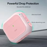   ESR Orbit Hybrid Halolock AirPods 4 / Airpods 5 tok, MagSafe, mágneses záródás, rózsaszín