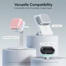 ESR Orbit Hybrid Halolock AirPods 4 / Airpods 5 tok, MagSafe, mágneses záródás, rózsaszín