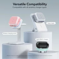   ESR Orbit Hybrid Halolock AirPods 4 / Airpods 5 tok, MagSafe, mágneses záródás, rózsaszín