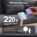 ESR Orbit Hybrid Halolock AirPods 4 / Airpods 5 tok, MagSafe, mágneses záródás, lila
