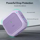 ESR Orbit Hybrid Halolock AirPods 4 / Airpods 5 tok, MagSafe, mágneses záródás, lila