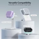 ESR Orbit Hybrid Halolock AirPods 4 / Airpods 5 tok, MagSafe, mágneses záródás, lila