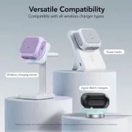   ESR Orbit Hybrid Halolock AirPods 4 / Airpods 5 tok, MagSafe, mágneses záródás, lila