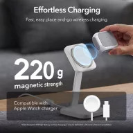   ESR Orbit Hybrid Halolock AirPods 4 / Airpods 5 tok, MagSafe, mágneses záródás, fehér