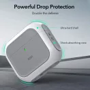 ESR Orbit Hybrid Halolock AirPods 4 / Airpods 5 tok, MagSafe, mágneses záródás, fehér