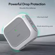   ESR Orbit Hybrid Halolock AirPods 4 / Airpods 5 tok, MagSafe, mágneses záródás, fehér