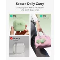   ESR Pulse Halolock AirPods 4 / Airpods 5 tok, MagSafe, mágneses záródás, zöld