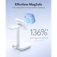   ESR Pulse Halolock AirPods 4 / Airpods 5 tok, MagSafe, mágneses záródás, kék
