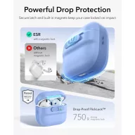   ESR Pulse Halolock AirPods 4 / Airpods 5 tok, MagSafe, mágneses záródás, kék