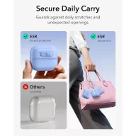   ESR Pulse Halolock AirPods 4 / Airpods 5 tok, MagSafe, mágneses záródás, kék