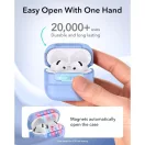ESR Pulse Halolock AirPods 4 / Airpods 5 tok, MagSafe, mágneses záródás, kék