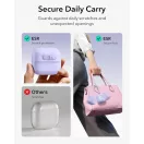 ESR Pulse Halolock AirPods 4 / Airpods 5 tok, MagSafe, mágneses záródás, lila