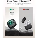 ESR Pulse Halolock AirPods 4 / Airpods 5 tok, MagSafe, mágneses záródás, fekete