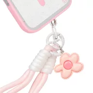   OBAL:ME MagNetix Wrist Apple iPhone 18 Pro / 17 Pro tok csuklópánttal, MagSafe, csillámos, rózsaszín