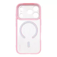   OBAL:ME MagNetix Wrist Apple iPhone 18 Pro Max / 17 Pro Max tok csuklópánttal, MagSafe, csillámos, rózsaszín
