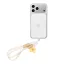 OBAL:ME MagNetix Wrist Apple iPhone 18 Pro Max / 17 Pro Max tok csuklópánttal, MagSafe, csillámos, fehér