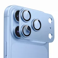   Tech-Protect Glass Camfull Fit+ Apple iPhone 18 Pro Max lencsevédő üvegfólia, kamerasziget-védő, kék
