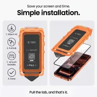   Tech-Protect Quick Set+ Samsung Galaxy S26 FE kijelzővédő üvegfólia felhelyező kerettel (2db)